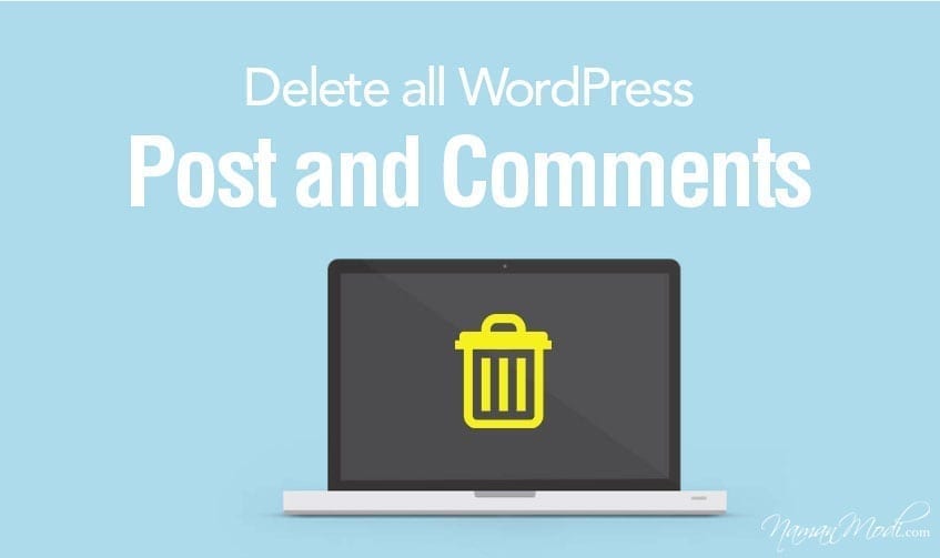 How to Delete all WordPress Post and Comments NamanModi