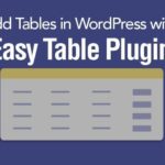 How to Add Tables in WordPress with Easy Table Plugin NamanModi