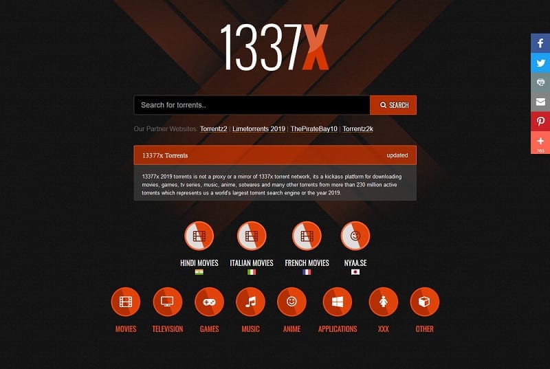 1337x Proxy - 1337x Torrent Unblock 